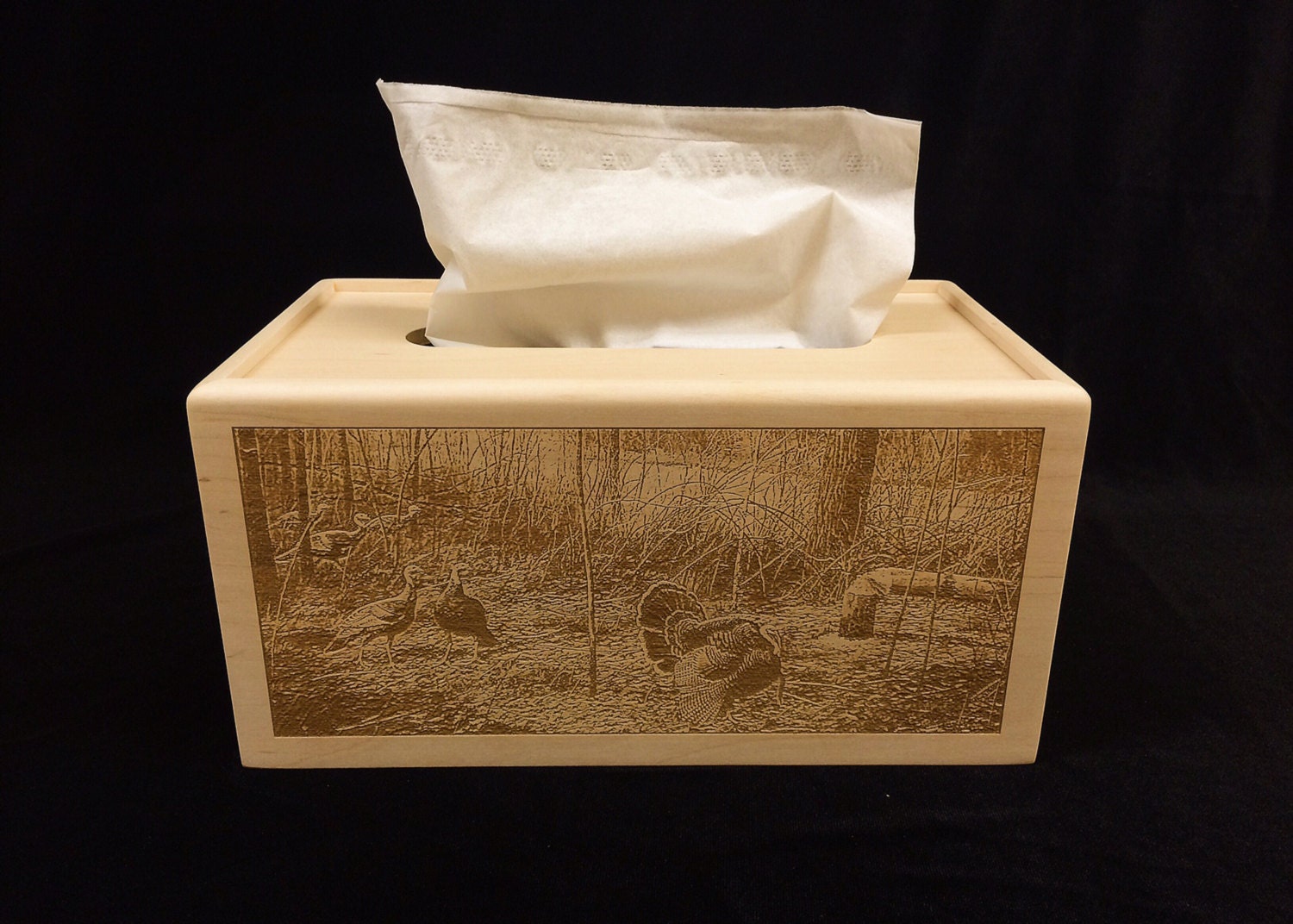 Unfinished Wood Tissue Box CoverKleenex 160 count 2ply boxwith