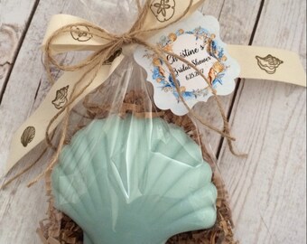 Beach, Ocean Theme, Sea Shell, Ocean Soap, Birthday, Wedding or Bridal Shower Favor