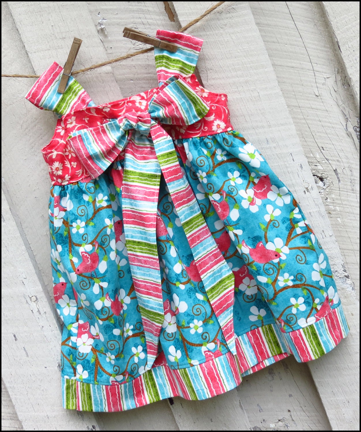 Girl's Apron Dress Pattern pdf. Jumper Pattern. Toddler