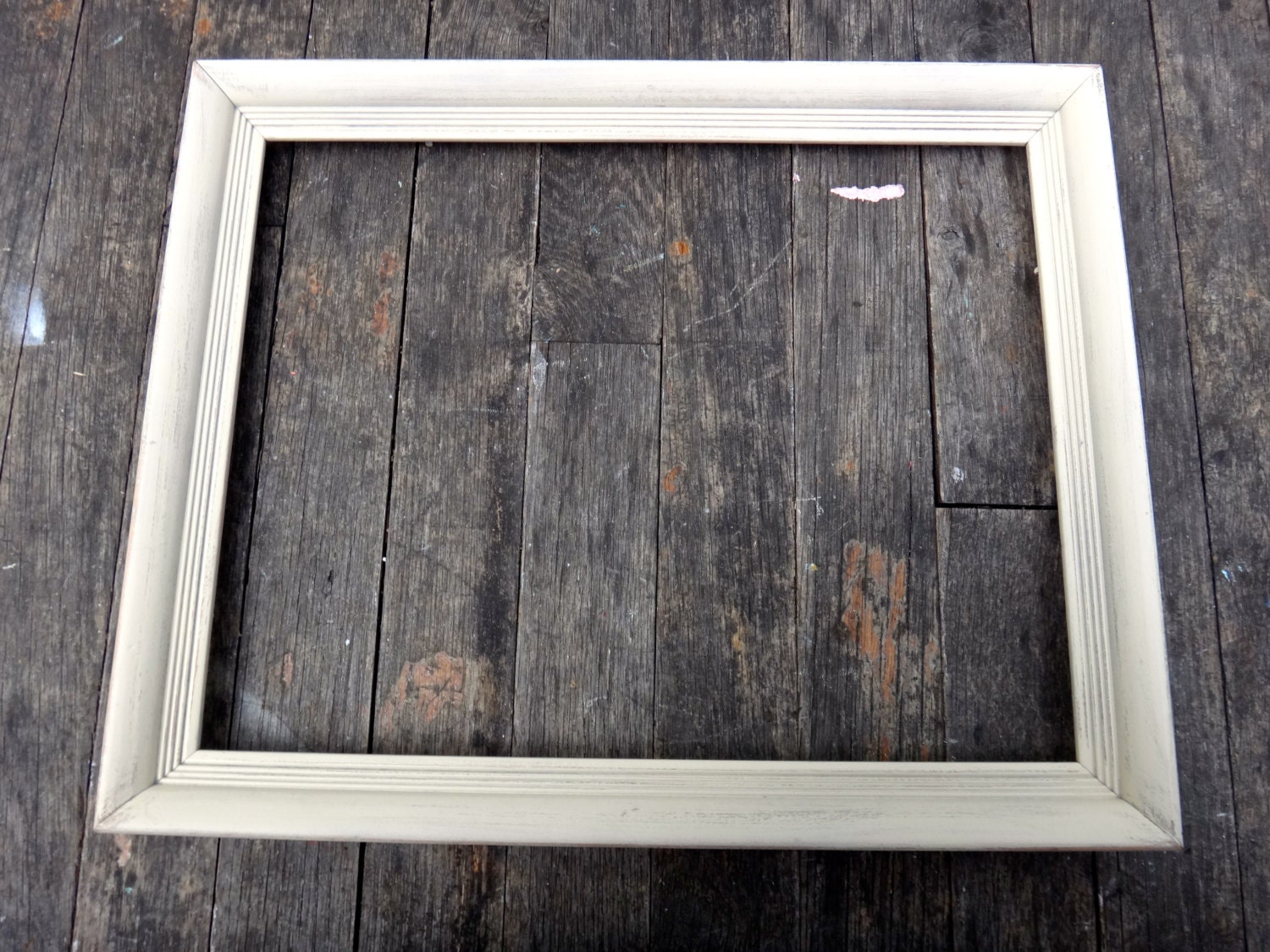 Painted Frame 12 x 15 Frame Wooden Frame Wedding by CasaKarmaDecor