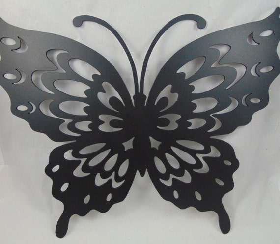 Large Butterfly Metal Cutout Wall Hanging Metal Art