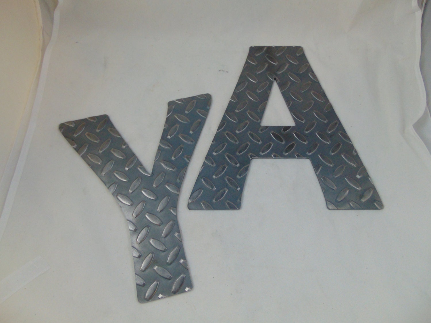 Diamond Plate NAME Letter Custom Words Candara Font