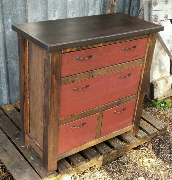 Reclaimed Barnwood Dresser by EchoPeakDesign on Etsy