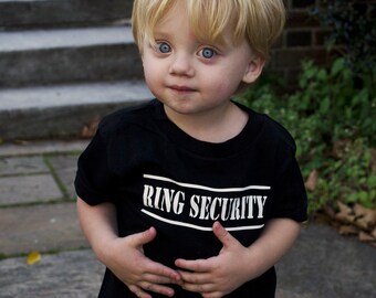 Ring Bearer Tee. Ring Security Shirt, Ring Bearer Gift, Toddler Child, Wedding Shirts Clothing,Bridesmaid Gifts,Kids Baby,Bridal Party Gifts