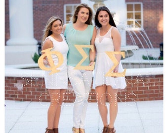 Greek Letters, Wooden Greek Letters, Alpha Xi Delta, Zeta, Kappa Delta, Sorority Letters, Bid Day, Greek Wall Decor