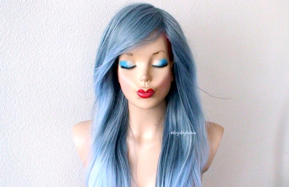 Blue Hair Wigs - wide 9