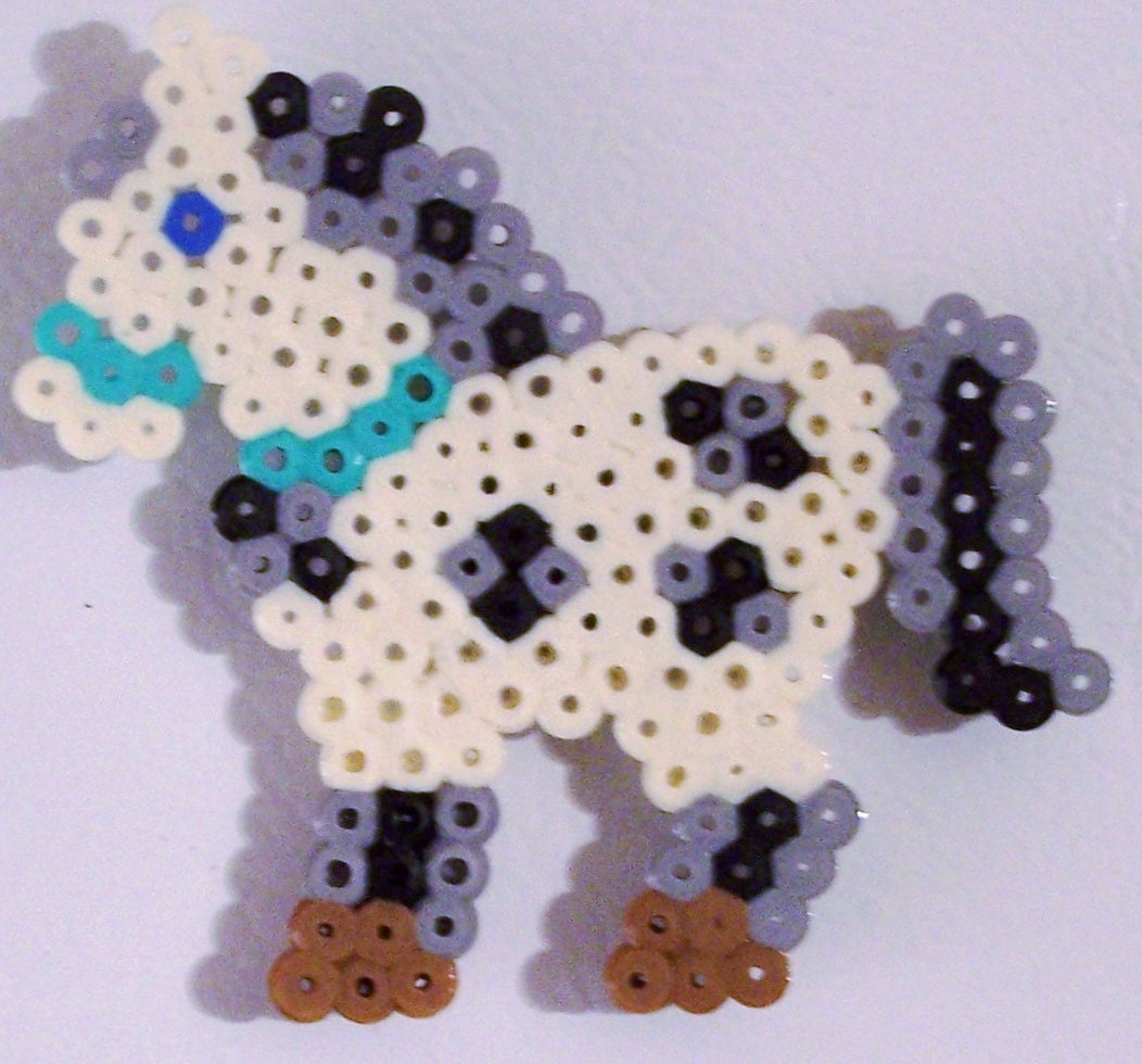 Perler Beads, 800 Zebra Stripe Perler Beads, Ironing Paper