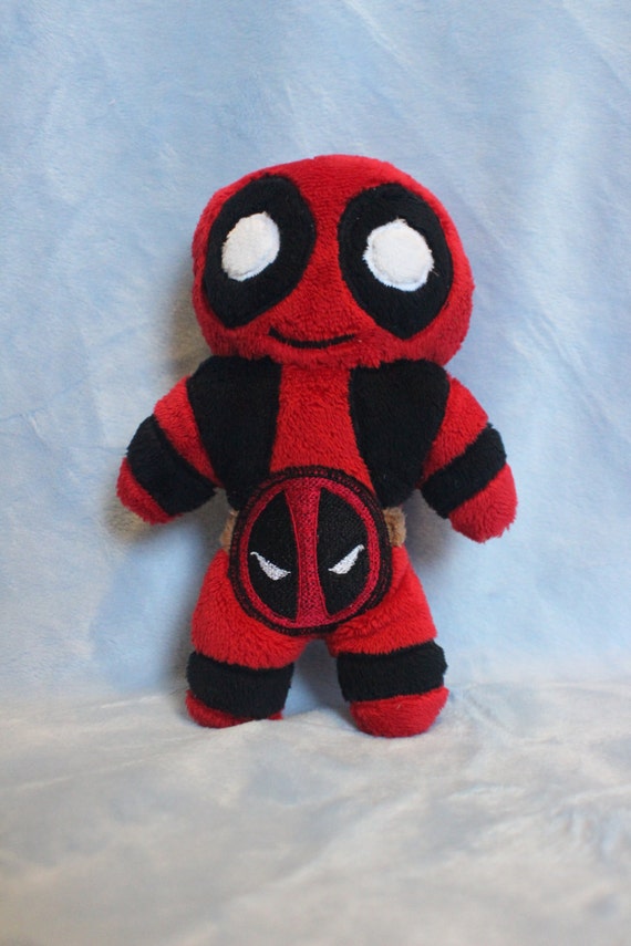 Chibi Deadpool plushie by Emberfall0507 on Etsy