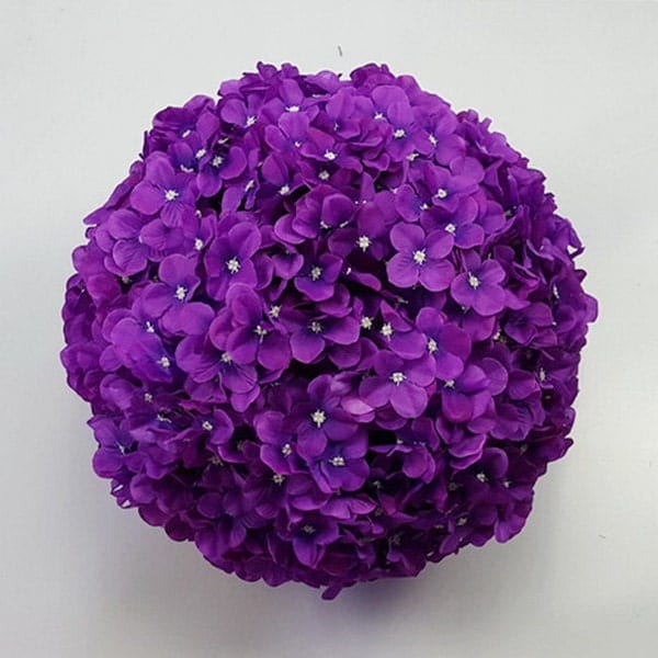 7 Silk Hydrangea Kissing Balls Set Of 6 Silk Flower