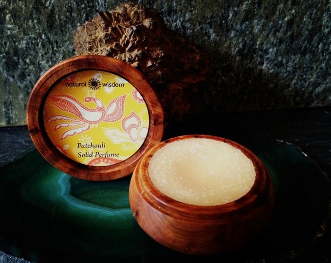Patchouli Solid Perfume by Natural Wisdom. Vegan. Alcohol and Gluten free. 100% natural.