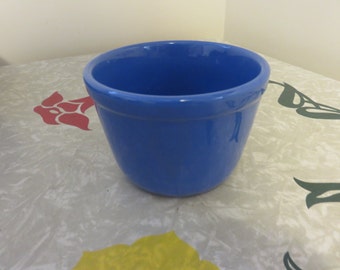 Vintage Blue Oxford Ware Mixing Bowl