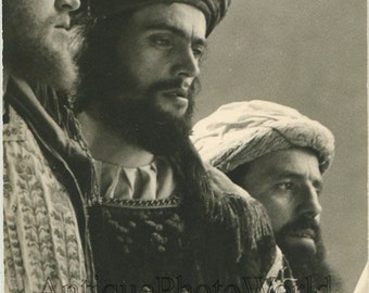 Oberammergau Passion Play Biblical actors antique art photo