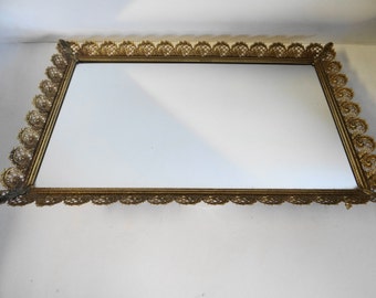 Bathroom Mirror Tray filigree mirror tray | etsy Bathroom Mirror Tray filigree mirror tray | etsy