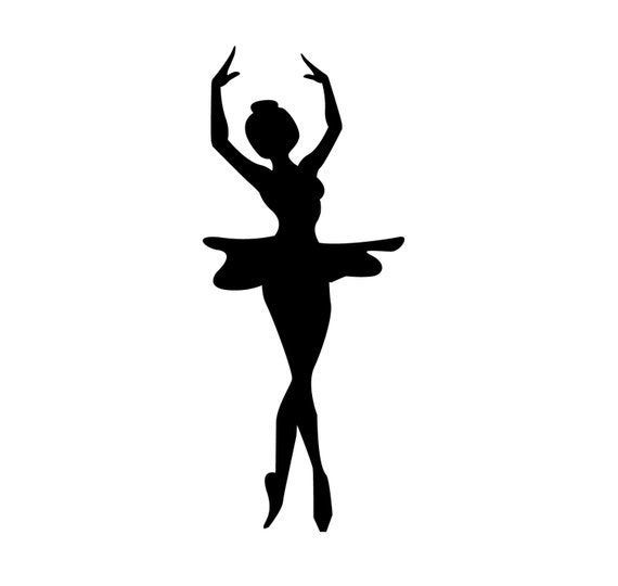 Download SVG Twirling Ballerina silhouette Cuttable File INSTANT