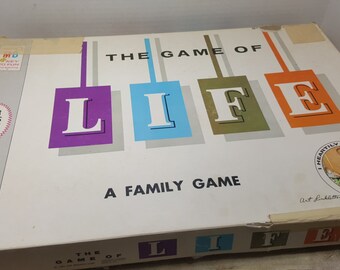 Items similar to Life Board Game, the game of Life, Vintage 1991 ...