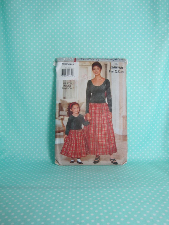 Mother & Daughter Dress Pattern Butterick 4753. Fast and