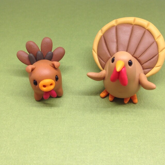 Minimalistic Polymer Clay Kawaii Figurines by MAOcreatures