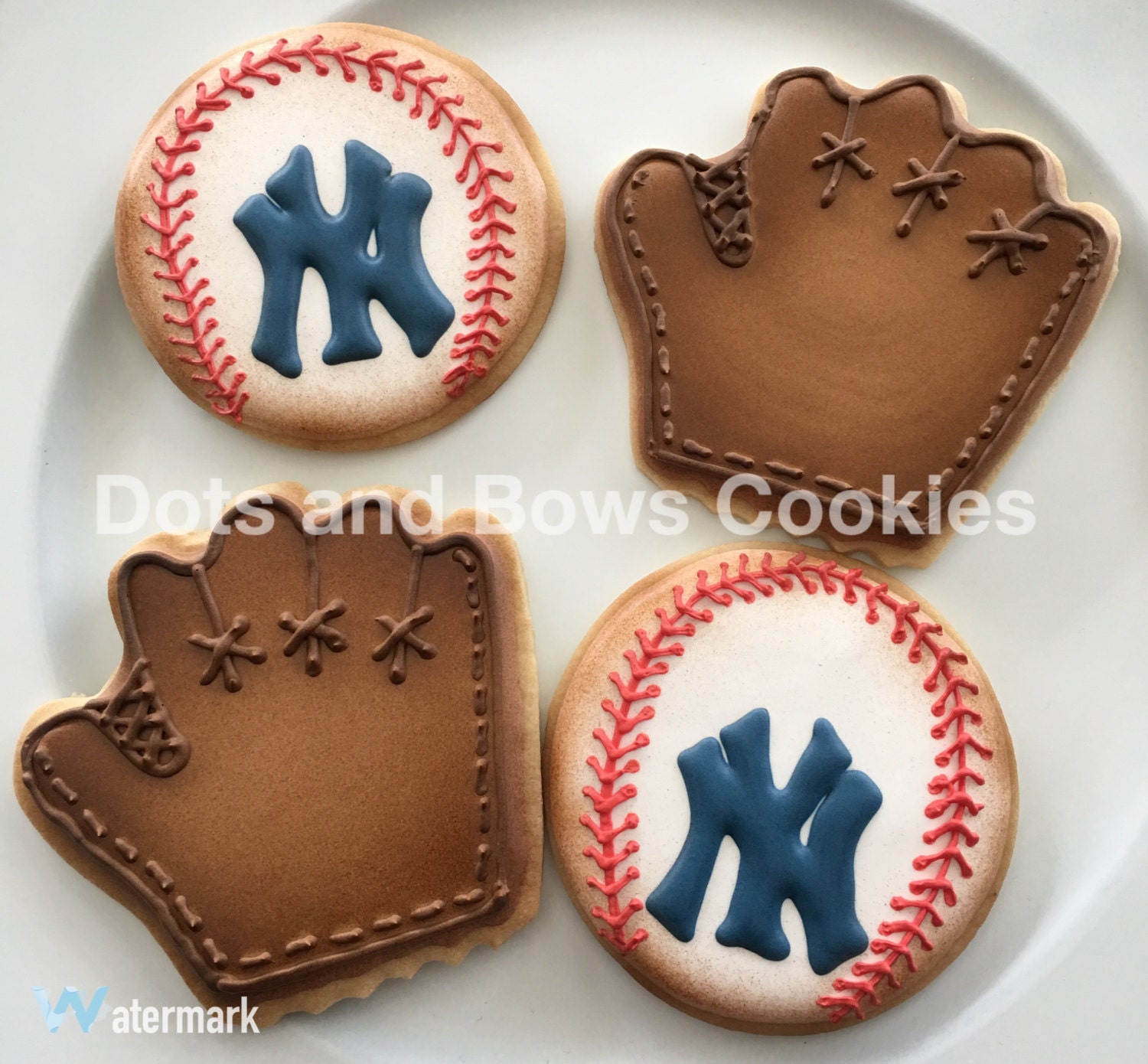 Baseball and Glove Cookies