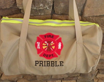 Fire Fighter Duffle bag tan