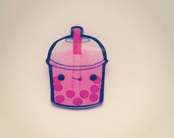 Boba Tea broach / Bubble Tea pin