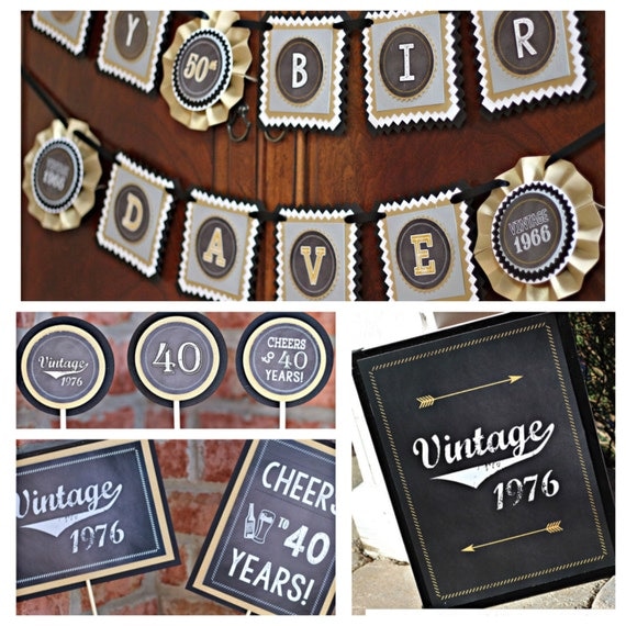 Masculine Birthday Party Decorations. 4 by CharmingTouchParties