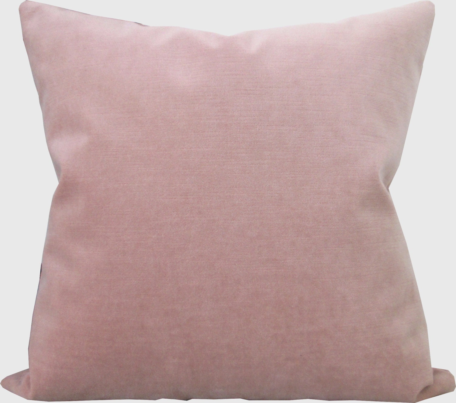 Blush VelvetHigh End Designer Decorative Pillow CoverPink