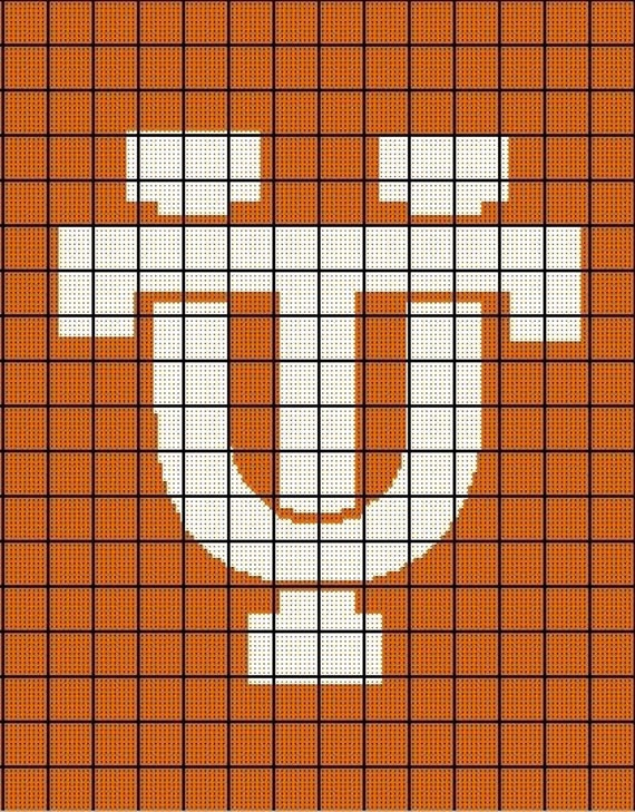 University of Tennessee Vols Crochet by AngelicCrochetDesign