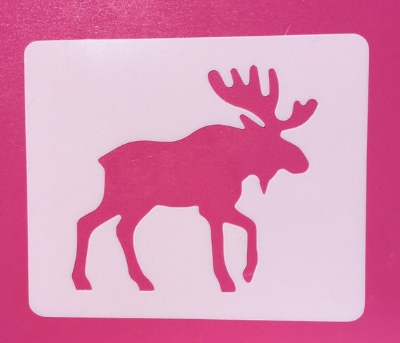 Moose Stencil Mylar Reusable Craft Stencil Painting moose-stencil-mylar-reusable-craft-stencil-painting