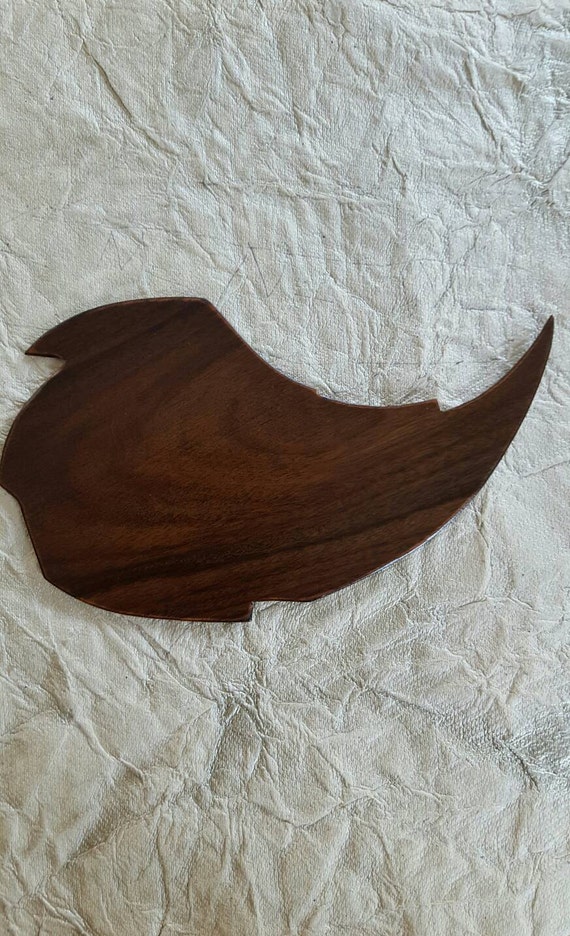 Acoustic guitar/bass exotic wood pickguard custom shape