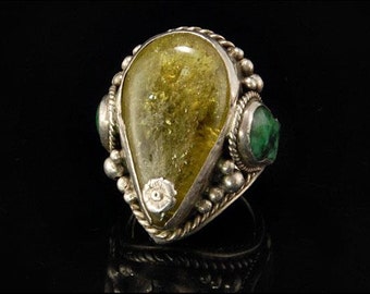 Antique jade ring | Etsy