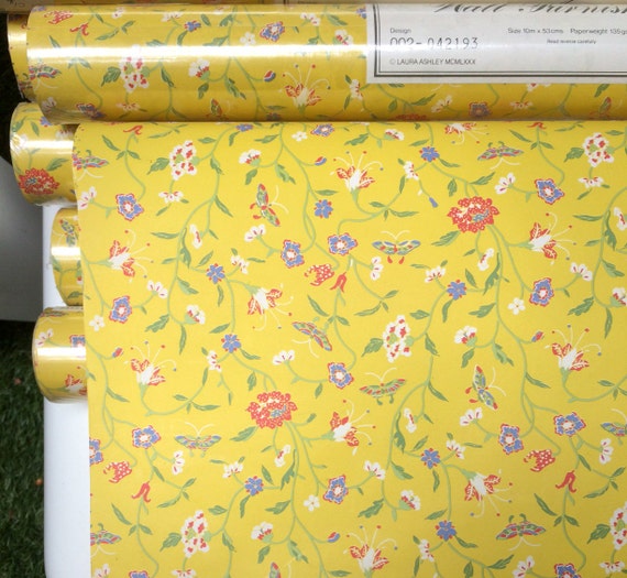 Laura Ashley Yellow Wallpaper