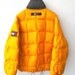 BIG SALE 25% TOMMY Hilfiger Outdoors Expedition Vintage 90's Hip Hop Yellow Puffer Down Bomber Goose Jacket Parka Coat Size L