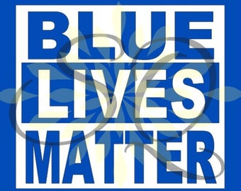 Download Blue lives matter svg | Etsy