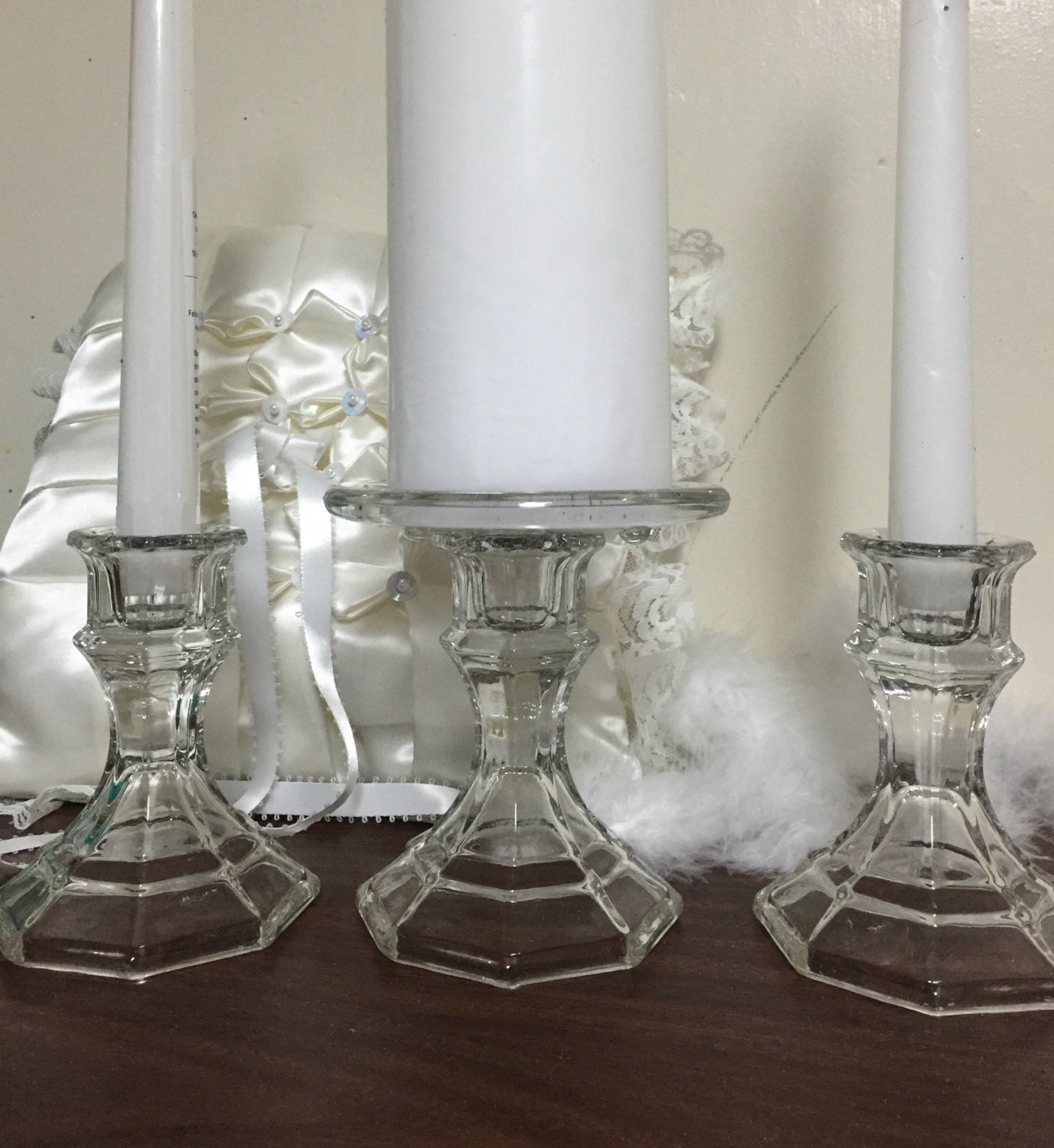 unity candle holder unity candle pillar candle holder