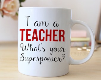 Teacher cups | Etsy