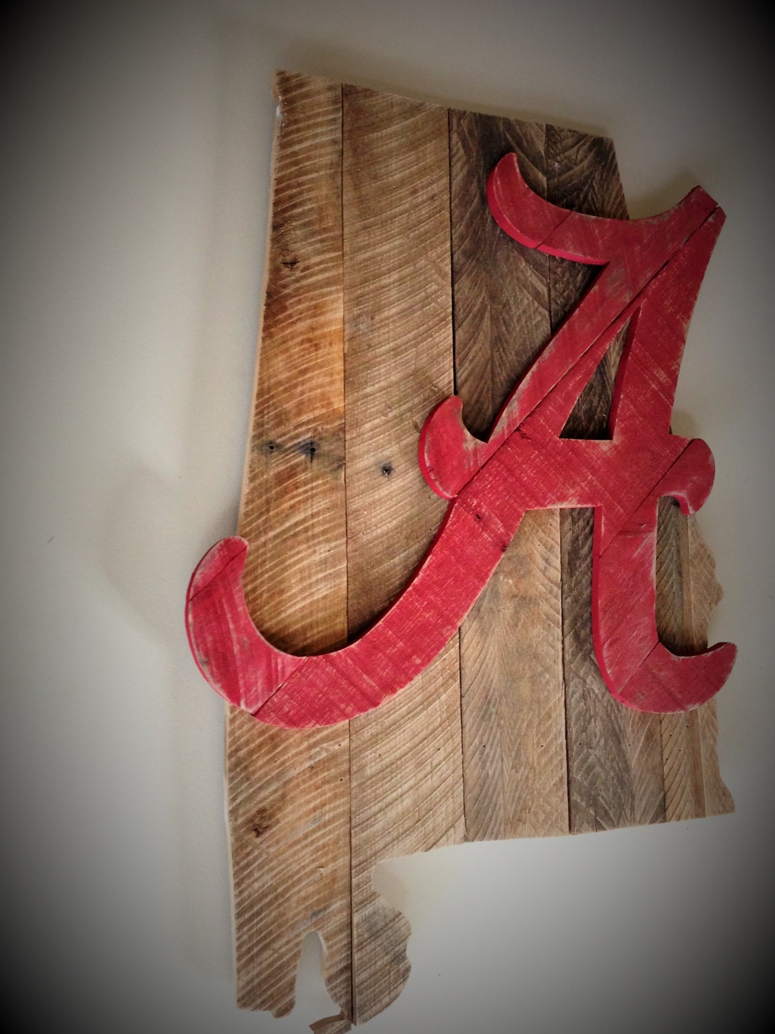 Alabama Crimson Tide decor Alabama Roll Tide by RachelsWoodBarn
