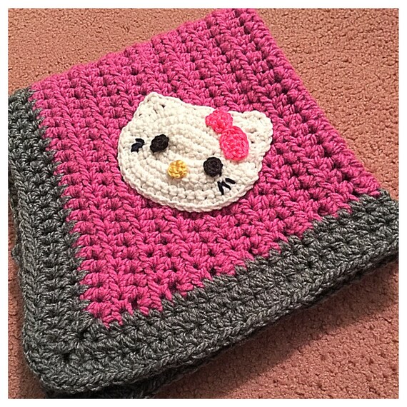 Crochet Hello Kitty Baby Blanket