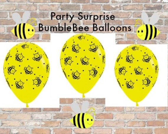 Bumblebee Balloons 11 Bumble bee Shower Party