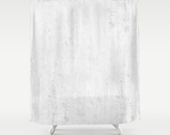 Shabby Chic Shower Curtain, White Shower Curtain, Boho Shower Curtain, Cottage Chic, Romantic Decor, Vintage Shower Curtain, White