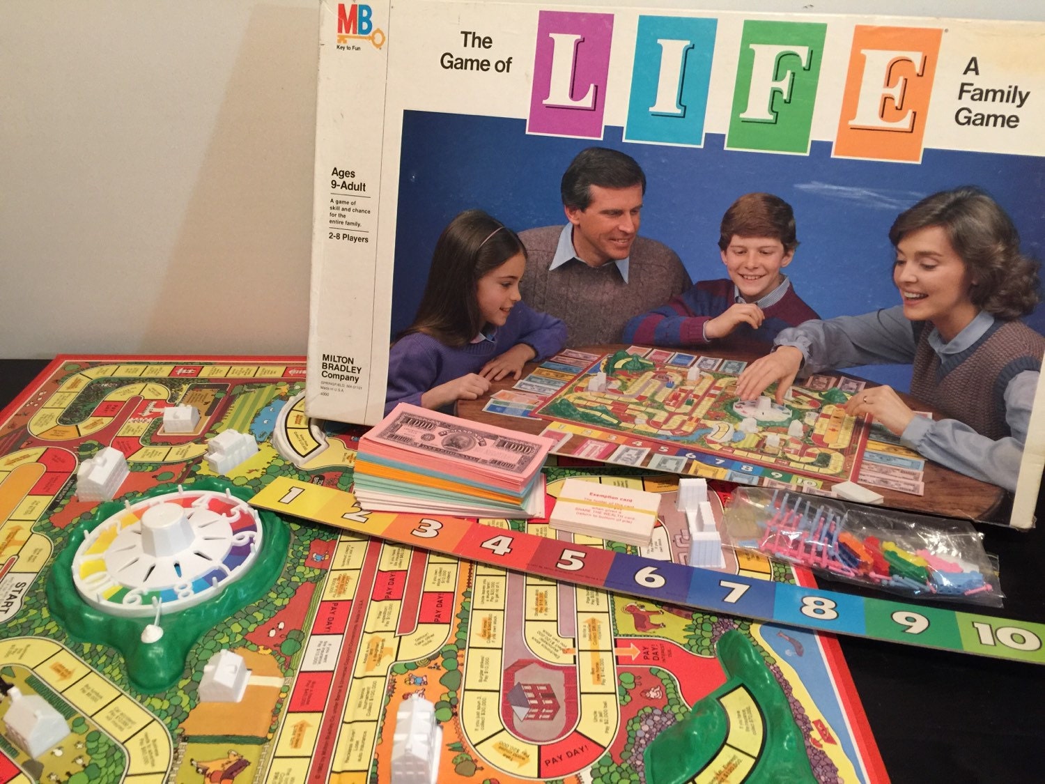 The Game of Life by Milton Bradley 1977 Classic 1970s