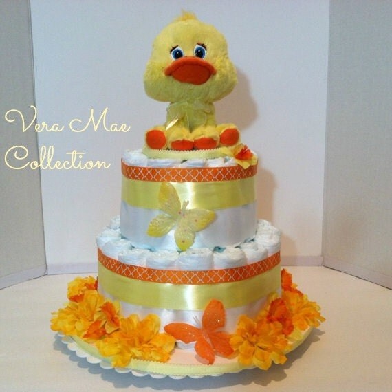 Baby Duck Diaper Cake