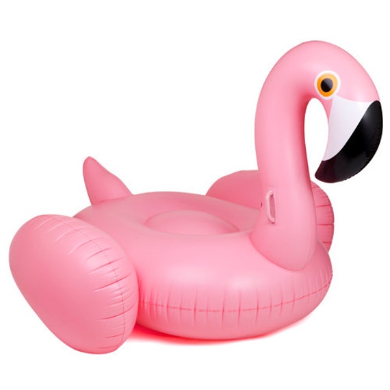 large flamingo float