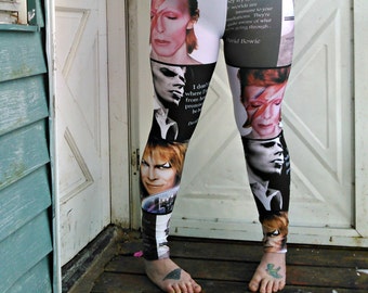 David Bowie tribute Leggings pants custom