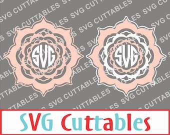 Mandala SVG, DXF, EPS, Vector, Digital Cut File