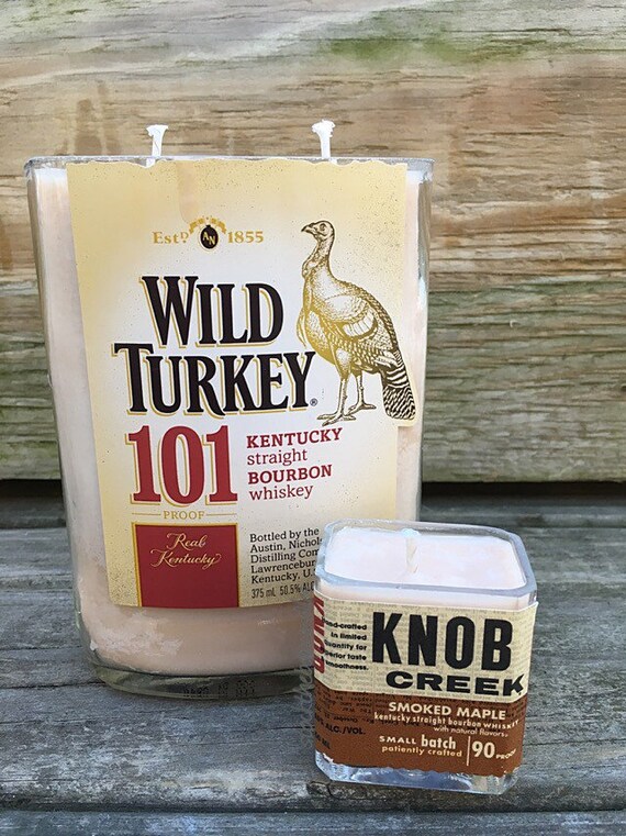 Knob Creek Wild Turkey Apple Decor Soy by StockTheBarCandles