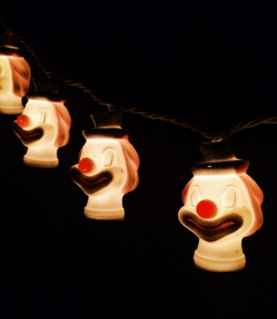 Clown Head String Lights 10 Delightfully Creepy Unique