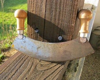 French Herb Chopper, Vintage Herb Chopper, Rocking Slicer, Herb Slicer, French Herb Slicer, Kitchen Rocking Cutter.