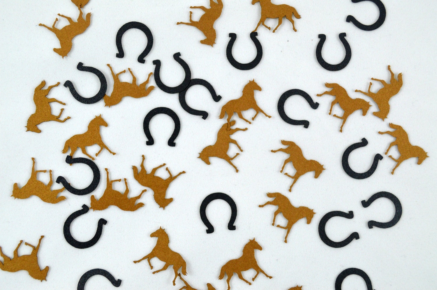Horse Confetti Horseshoe Confetti Horseback Riding Theme