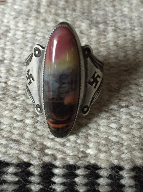 Amazing PetrifiedWood Ring
