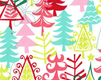 Michael Miller Yule Trees Holiday Cotton 1 yard